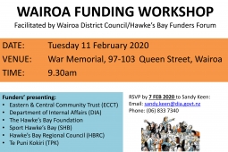 Hawkes Bay Funders Forum HBFF invite