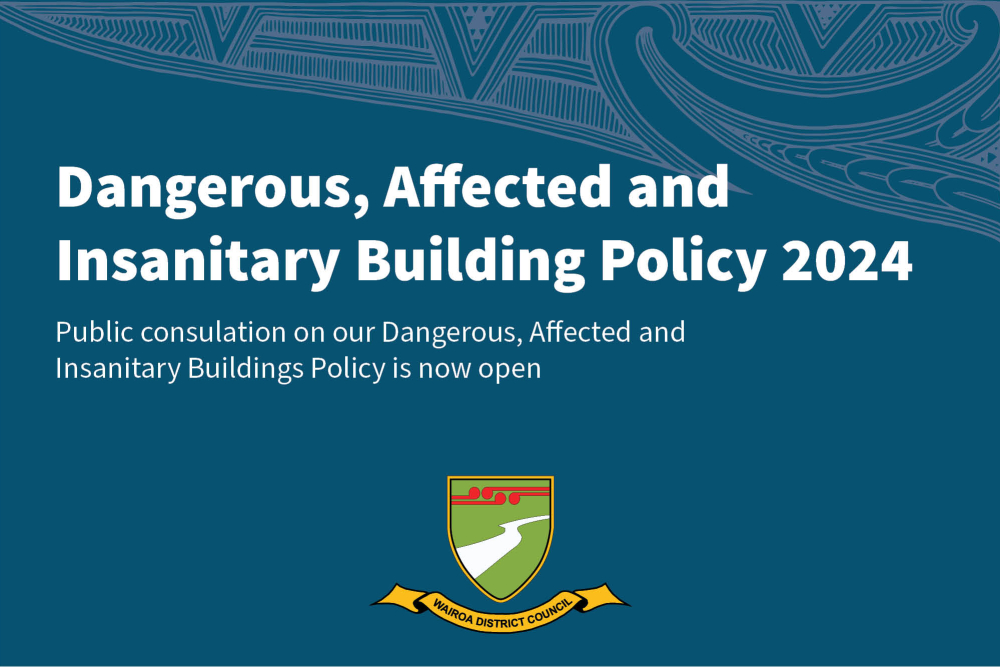 Consultation Notice: Dangerous, Affected and Insanitary Building Policy 2024