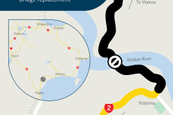 SH2 at Waikare Gorge to close for new bridge installation