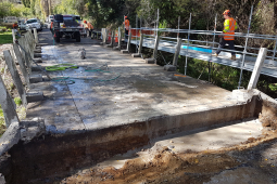 Barker Bridge Construction