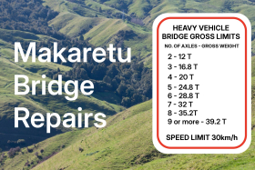 Makaretu Bridge weight restrictions