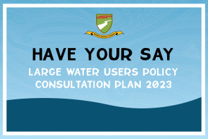 Large Water User Policy