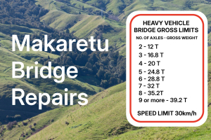 Makaretu Bridge weight restrictions