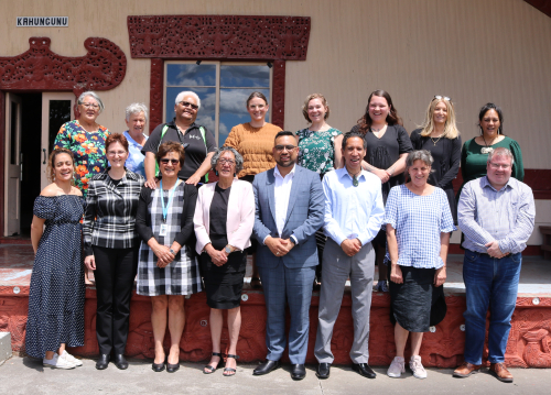 Tihei Wairoa, the Locality Prototype working group, met at Kahungunu Marae recently along with invited guests and support representatives from Te Whatu Ora, including National Director Commissioning Abbe Anderson, front, second from left.