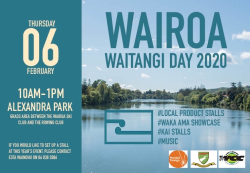 Wairoa Waitangi Day banner