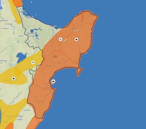 crop metservice warning map