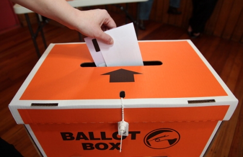 vote in ballot box copy