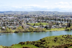 Wairoa township and river