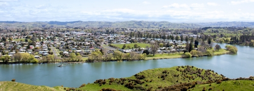 Wairoa township and river