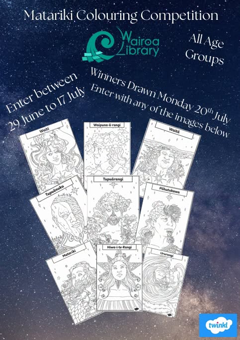 Matariki Colouring Competition