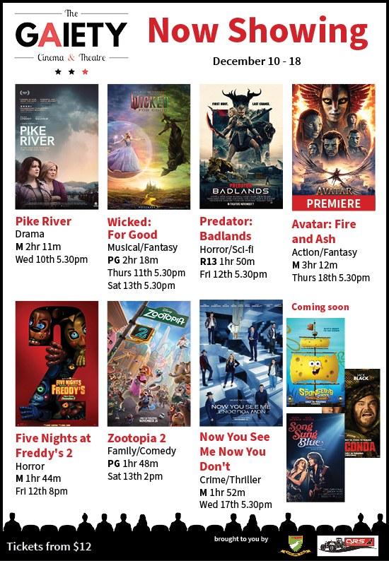 Gaiety Theatre 10 - 18