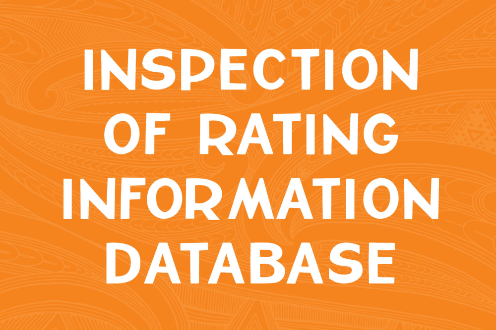 Inspection of Rating Information Database
