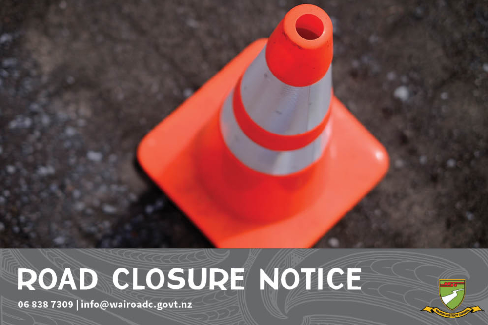 Wairoa District Road Closures