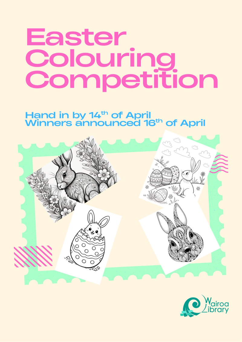 Library Easter Colouring Comp