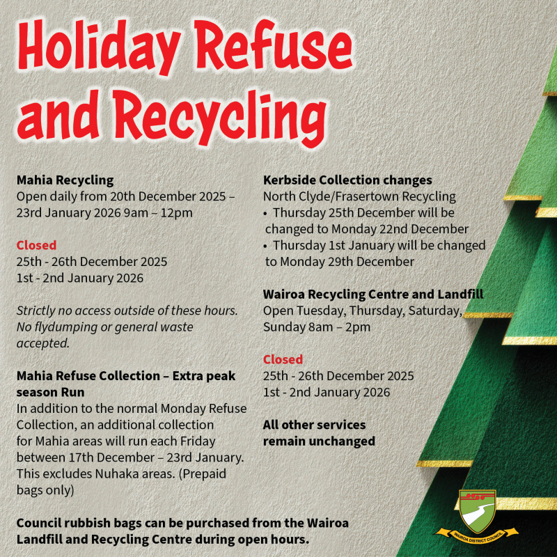 Christmas Rubbish & Recycling
