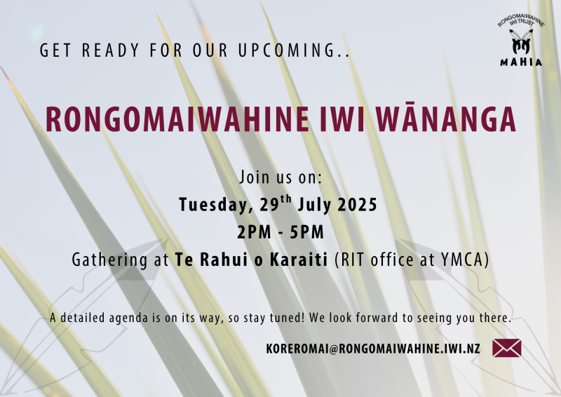 Rongomaiwahine Iwi Wananga 