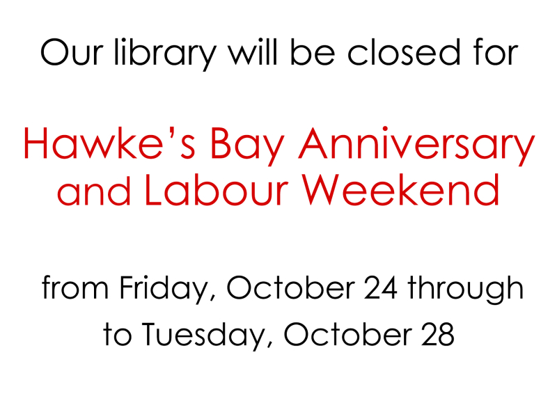 Labour weekend - Library