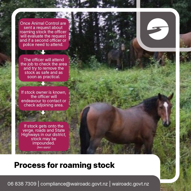 Process for roaming stock