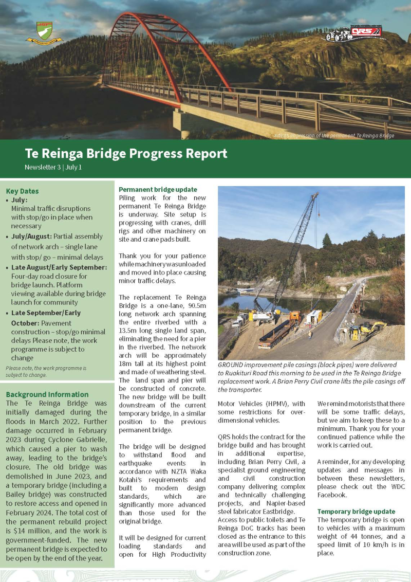 Te Reinga Bridge update 3
