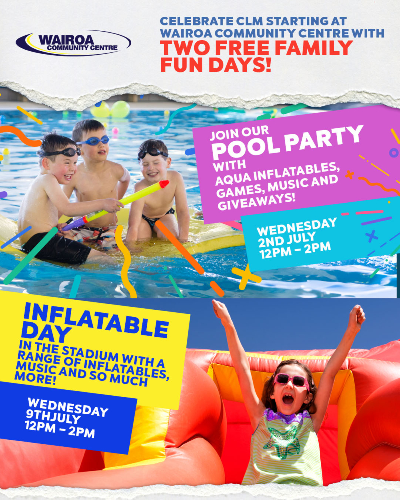 Wairoa Community Centre - June School Holidays