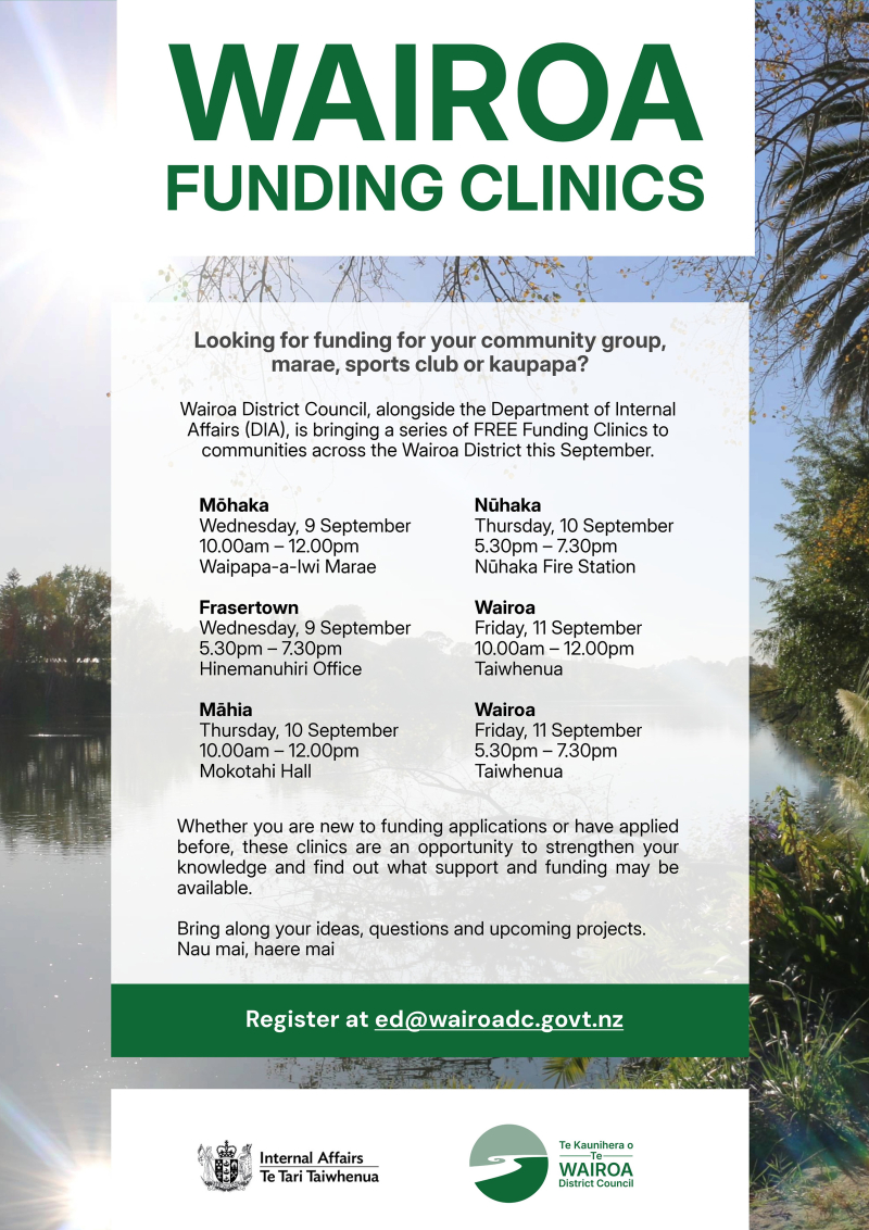 Wairoa Funding Clinics