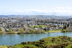 Wairoa town and river