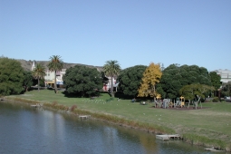 Wairoa waterfront on Wairoa River