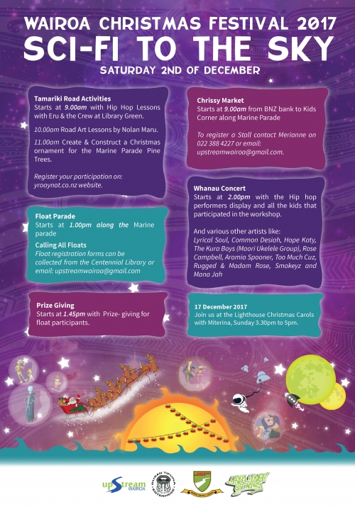 Christmas Festival Parade Scifi A3 Poster NEW2 4